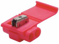 3M Insulation Displacement Connector: 2 Ports, Red, 22 AWG – 16 AWG Run Size Range, 1,000 V (MPN 557). Key specifications — attr1308123: 3M; attr1351571: No.
