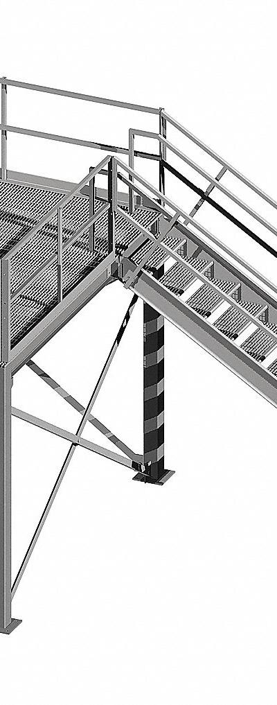 PORTA-KING Guard Tower: 10 ft x 12 ft x 10 ft - Guard Platforms