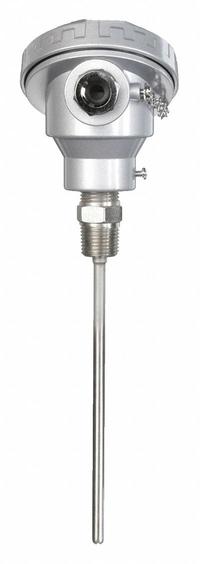 TEMPCO Temperature Probe: 0°F to 392°F /-18°C to 200°C, ±0.15°C/0.06 ohm @ 0°C, 6 in Probe Lg (MPN RTD00702). Key specifications — Accuracy: ±0.15 °C/0.06 ohm @ 0 °C; Brand: TEMPCO; Probe Sheath Material: 316 Stainless Steel; Process Mounting Thread Size: 1/2" MNPT.