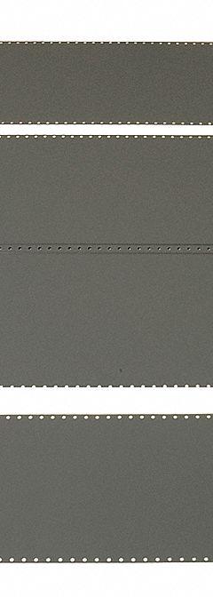 EDSAL Bin Unit Panels: 36 in x 24 in, Steel, Gray, Includes (2) Side Panels/Back Panel (MPN 1W804N). Key specifications — Includes: (2) Side Panels; Material: Steel; Color: Gray; Brand: EDSAL.