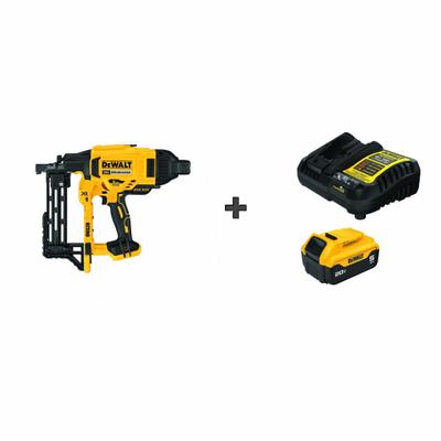 DEWALT Staple Gun Kit: 1 Battery, 1 Charger, Combo, For 1 1/2 in to 2 in Staple Leg Lg - DEWALT Cordless Staplers