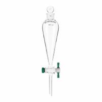 APPROVED VENDOR Separatory Funnel: Borosilicate Glass, 2 L, 34 mm, 75 mm Stem Lg, Colorless (MPN CG-1742-07). Key specifications — Product Type: Separatory Funnel; Body Color: Colorless; Brand: APPROVED VENDOR.