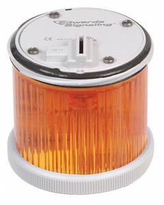 EDWARDS SIGNALING Stacklight Warning Light: Flashing/Steady, 24V AC/24V DC, Amber, 70 mm Overall Dia (MPN 270CLEDMA24AD). Key specifications — Brand: EDWARDS SIGNALING; Compatible with Series: 200 Class; Lens Color: Amber; Operating Voltage: 24V AC; Manufacturer Part Number: 270CLEDMA24AD.