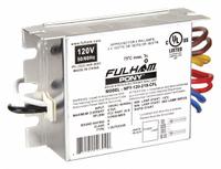 FULHAM CFL Ballast: 120/230V AC, 2 Lamps Supported, 18 W Bulb Watt, 3 3/8 in Overall Lg (MPN NPY-120-218-CFL). Key specifications — Lamp Types Supported: (2) CFT13; Brand: FULHAM; Number of Lamps Supported: 2.