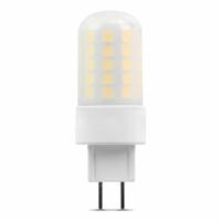 FEIT ELECTRIC Compact LED Bulb: LED, 2-Pin (GY6.35), T4, 120V AC, 4.5 W Watt, 500 lm Light Output (MPN BP50JCD/830/LED). Key specifications — attr916874: FEIT ELECTRIC; attr916911: 120V AC; attr916880: T4.