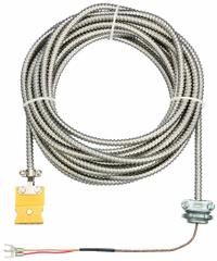 TEMPCO Extension Lead: Extension Lead, 900°F Max Temp °F, 482°C Max Temp °C, Male, Female (MPN ECA00081). Key specifications — End 2 Connection Gender: Female; End 2 Connection Type: Standard Connector; End 1 Connection Gender: Male; Brand: TEMPCO.