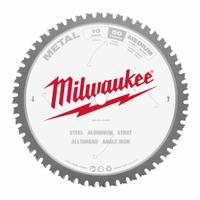 MILWAUKEE Circular Saw Blade: 10 in Blade Dia., 50 Teeth, 0.08 in Cut Wd, 5/8 in Arbor Size, Carbide (MPN 48-40-4260). Key specifications — attr1116119: MILWAUKEE; attr1145631: Ferrous Metals.