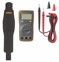 FLUKE Digital Multimeter: Avg, CAT III 600V, 600 V Max AC Volt Measurement, 6,000 Instrument Counts (MPN FLUKE-107 ESP). Key specifications — Instrument Counts: 6,000; Brand: FLUKE; Calibration Certificate Included: Not Included.