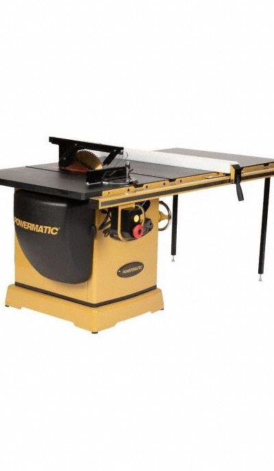 POWERMATIC Table Saw: 460 V AC Volt - Standard Cabinet Table Saws
