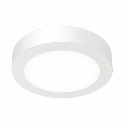 2FT LED Wraparound, Nominal 3300 LM, Curved, linear prismatic, 80+ CRI - Low-Profile Round Surface-Mount Downlights