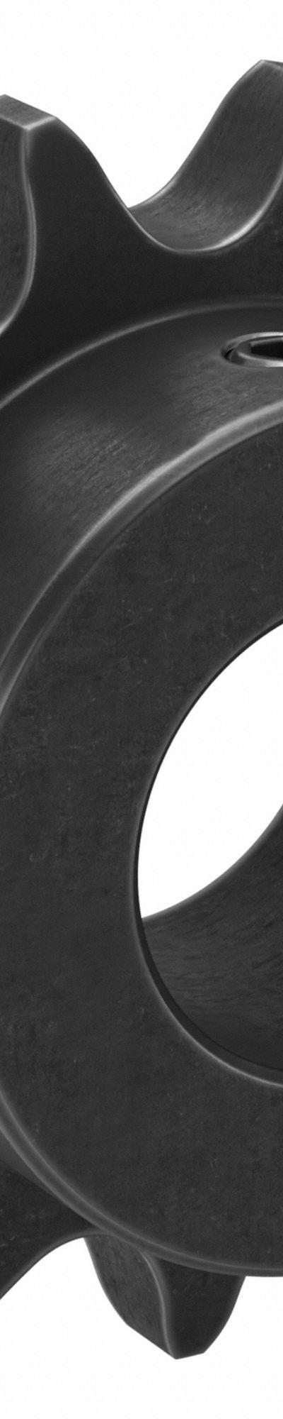 TSUBAKI Single Strand Sprocket: 60 - Size 60 Fixed-Bore Roller Chain Sprockets