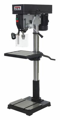 JET Floor Drill Press: Belt Drive, Fixed Speed, 175 RPM – 3,050 RPM, 115/230V AC /Single-Phase (MPN IDP-22). Key specifications — attr22849: 275 to 3,050 RPM; attr22858: 115/230V AC; attr73523: Drilling; attr22856: Belt; attr73570: Single-Phase; attr22850: 10-7/8 in; attr22846: 1-1/2 hp; attr22840: 7.6 A.
