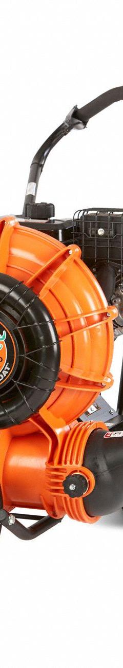 BILLY GOAT Gas-Powered Walk-Behind Blower: 200 mph Max Air Speed, Push Drive, 4-Cycle Engine (MPN F1402V). Key specifications — Brand: BILLY GOAT; Engine Brand: Vanguard; Engine Cycle: 4-Cycle.