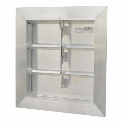 CANARM Manual Damper: For 14 in Fan, For 14 in Nominal Duct Dia, 3, 14 in H, 14 in W - Wall-Mount Backdraft Dampers