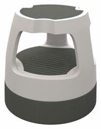 CRAMER Step Stool: 15 in Overall Ht, 300 lb Load Cap, 2 Steps, Plastic, 14.3 in Standing Ht (MPN 50011PK-82). Key specifications — Product Type: Step Stool; Stacking: Stackable; Brand: CRAMER; Color: Gray; Feet Material: Plastic; Feet Type: Slip-Resistant; Folding: Not Foldable; Includes Handrails: Handrails Not Included.