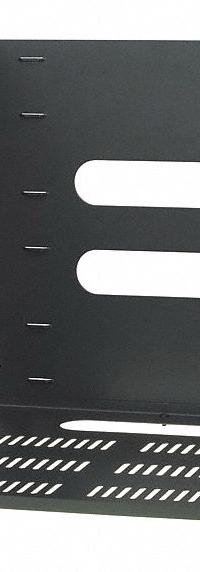 VIDEO MOUNT PRODUCTS Wall Shelf: 1 Rack Units, Black Powder Coated, Steel, 20 1/2 in Wd, 17 in Ht (MPN VWS). Key specifications — Brand: VIDEO MOUNT PRODUCTS; Material: Steel.