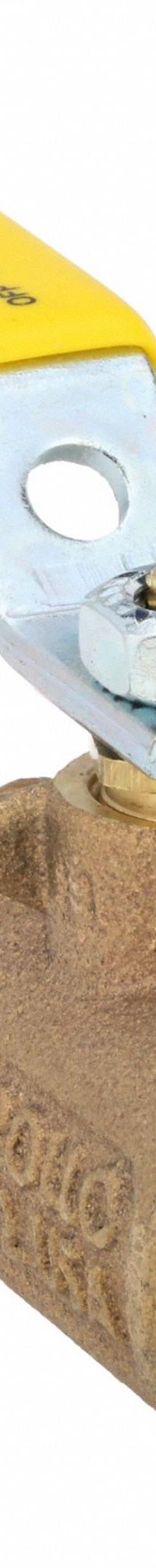 APOLLO Manual Two-Way Ball Valve: 1/2 in, Bronze, Straight, FNPT x FNPT, 600 psi Max. Pressure (CWP) (MPN 7010301). Key specifications — Brand: APOLLO; Handle: Lever.