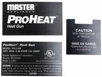 MASTER APPLIANCE Housing Label 120V: For 3W771/6NE92, For PH-1100/PH-1100K (MPN 35019). Key specifications — attr424376: Housing Label 120V; attr325163: MASTER APPLIANCE; attr314577: PH-1100; attr314578: Master Appliance; attr314576: 3W771.