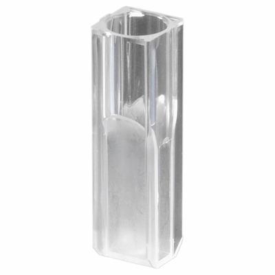 GLOBE SCIENTIFIC Spectrophotometer Cuvette: 1.5 mL, 1.5 mL, 800 nm Max Bandwidth - Plastic Cuvettes