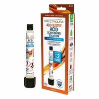 SPECTROLINE Acid Neutralizer: 0.5 oz Tube, Liquid, Yellow, 2 ton For System Size (MPN AB-5CS). Key specifications — Fluid Color: Yellow; Includes: Prefilled EZ-Ject Cartridge; Form: Liquid; Container Type: Tube; For Lubricant Type: Polyol Ester; Brand: SPECTROLINE; Series: ACID-BUSTER; For Refrigerant Group: HFC.