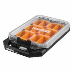 TOUGHBUILT StackTech Lowprofile Half Organizer: 18 1/2 in W x 10 1/4 in D x 3 9/16 in H, Polymer (MPN TB-B1-O-10C). Key specifications — attr1125840: Black; attr1125847: Polymer; attr1125835: TOUGHBUILT.