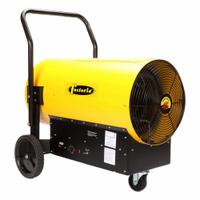FOSTORIA Portable Electric Salamander Heater: 60kW Watt Output, Hardwired, 74°F Air Temp. Rise (MPN FES-6048-3). Key specifications — NEMA Plug Configuration: Hardwired; Includes: Portable Steel Frame; Phase: 3; Wattage Output: 60kW; Voltage: 480V AC; Thermal Overheat Protection: Manual Reset; Brand: FOSTORIA; Overall Dimensions - H x W x D: 39-1/4 in x 23 in x 45-1/2 in.