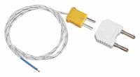 EXTECH Bead Wire Temperature Probe: -22°F to 572°F /-30°C to 300°C, ±2.5°C, Type K, Rounded Tip (MPN TP873-5M). Key specifications — Brand: EXTECH; Cable Material: Fiberglass; Cable Length: 16.4 ft; Accuracy: ±2.5 °C.