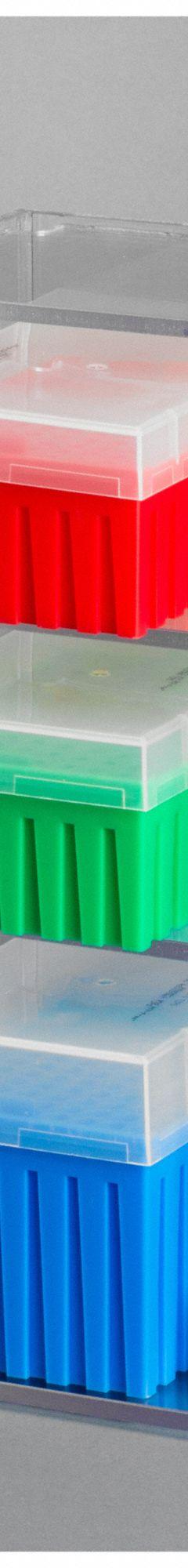 Lab Bench Vertical Organizer: 6 3/4 in Overall Wd, 12 1/4 in Overall Ht, PETG, Clear, 3 Compartments (MPN 3VTORG). Key specifications — Material: PETG; Mounting Location: Benchtop; Color: Clear; Product Type: Lab Organizer; Total Holding Capacity: Pipette Tips; Brand: POLTEX.