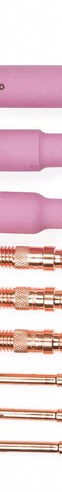 LINCOLN ELECTRIC TIG Consumables Kit: For 18/26 Series (MPN KP509). Key specifications — Brand: LINCOLN ELECTRIC; Manufacturer Part Number: KP509; Kit Includes: Nozzle.