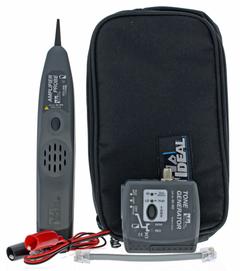 IDEAL Tone and Probe Kit: 33-864, Case/Speaker Probe/Tone Generator, Voice/Data Cable, 33-864 Sound. Key specifications — Adapters Included: 12; Data Logger: No; Wire Mapping Detections - New: Split Pairs; Display Type: Analog; Alert Type: Sound; Connector Type: Alligator Clips; Manufacturer Part Number: 33-864; Testing Functions: Tone Generation.