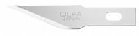 OLFA Precision Art Blade: 13/16 in Blade Lg, 0.5 mm Blade Thick, Steel, 5/16 in Blade Wd, 100 PK (MPN KB-4/S). Key specifications — attr307568: 6ZTJ9; attr307563: Steel; attr324883: OLFA.