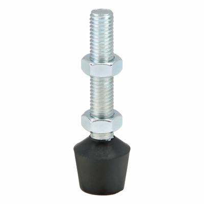 DE-STA-CO Flat Tip Spindle: Neoprene Tip, 1/2"-13, 3 7/8 in Lg - Neoprene Spindle Assemblies