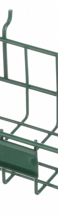 MARLIN STEEL WIRE PRODUCTS Storage Basket: Display Basket, Steel, Powder Coated, Green (MPN 920-08)