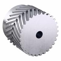 CONTINENTAL Gearbelt Pulley: Plain, 8 mm Pitch, For 50 mm Belt Wd, 30 Teeth, 1/2 in Bore Dia (MPN L-30S-MPB ALUMINUM). Key specifications — Brand: CONTINENTAL; Sub-brand: SilentSync.