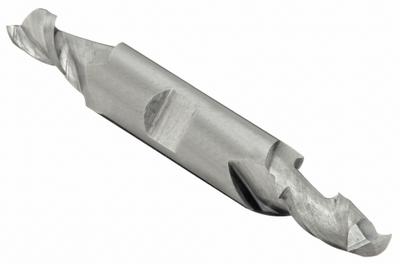 CLEVELAND Square End Mill: Carbide, Double End, 2 Flute, 3/8" Mill Dia, 3/4" LOC - Double-End Carbide Square End Mills for Aluminum