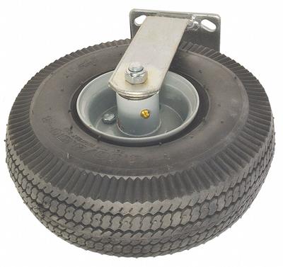 Dayton Rigid Caster: 300 lb Load Capacity, 10 in Overall Lg, 3 1/2 in Overall Wd - Replacement Casters for Platform Trucks