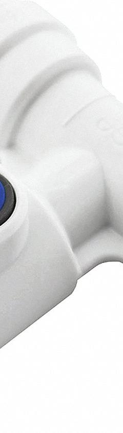 JOHN GUEST Manual Three-Way Ball Valve: 9/16 in, Acetal, T Flow, Push x Push x Push, One-Piece (MPN ASV4). Key specifications — Brand: JOHN GUEST; Handle: Lever.