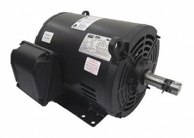 Dayton General Purpose Motor: Rigid Base Mount, Open Drip Proof, 10 hp, 230/460V AC - Rigid Base 3-Phase General Purpose AC Motors