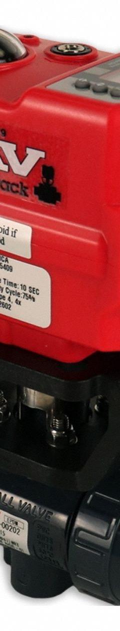 ASAHI Electrically Actuated Two-Way Ball Valve: 2 in, PVC, 95 to 265V AC, Full Port Ball Port (MPN 160140020). Key specifications — Actuator Features: Position Indicator; Brand: ASAHI.