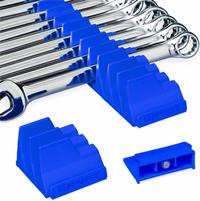 ERNST MANUFACTURING Modular Wrench Organizer for Drawer: Blue, 2 1/4 in Overall Wd, Wrenches (MPN 5405M). Key specifications — attr1125346: ERNST MANUFACTURING; attr1125347: Blue; attr1125372: Magnetic; attr1136588: Wrenches.