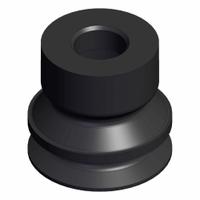 SMC Pad Unit: Bellows, w/o Adapter, 10 mm Pad Dia, Silicone, Black, 40, 10 mm Pad Ht, ZP3 (MPN ZP3-10BS). Key specifications — attr1019101: ZP3-10BS; attr1019103: SMC; attr1019107: 40.