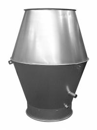 Jet Cap: Stainless Steel, For 8 in Duct Dia, 8 in Inlet Dia, 22 ga Material Thick, Stainless Steel (MPN 8010004554). Key specifications — Brand: NORDFAB; Screen Included: Yes.