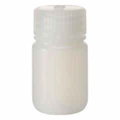 NALGENE Laboratory Bottle: HDPE, 30 mL, 1 fl oz, Closure Included, Natural, 28 mm, Polypropylene (MPN 2104-0001). Key specifications — Brand: NALGENE; Graduated: No; Body Color: Natural.