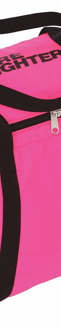 R&B FABRICATIONS Duffel Bag: Nylon, Pink, 5,200 cu in Interior Volume, Zipper, 24 in Lg, 13 in Wd (MPN RB-196FF-XL-PINK). Key specifications — Color: Pink; Material: Nylon; Brand: R&B FABRICATIONS; Closure: Zipper.