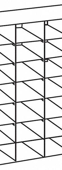 Upright Freezer Rack: 28 3/4 in Overall Lg, 8 3/8 in Overall Wd, Stainless Steel, Handles (MPN 0440298). Key specifications — Includes: Handles; Material: Stainless Steel; Product Type: Upright Freezer Rack; Brand: COLE-PARMER.