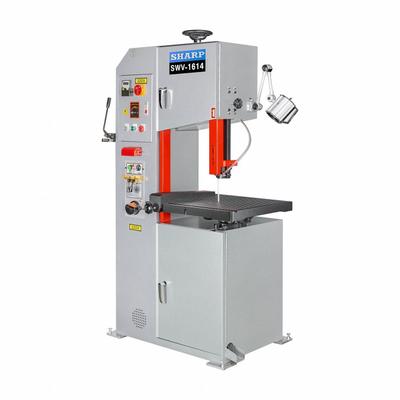 SHARP Vertical Contour Band Saw: 15 7/10 in Throat Dp - Vertical, 98 to 1510 SFPM - Manual Vertical Metal-Cutting Band Saws