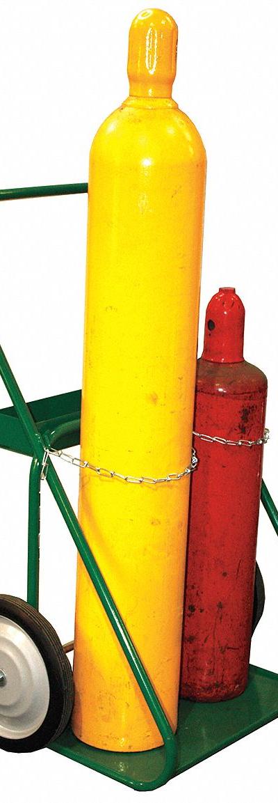 SAFTCART Cylinder Hand Truck: 400 lb - Welding Cylinder Hand Trucks