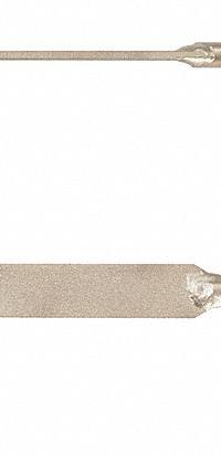 AMPCO Scraper: Bld. Mat. Nickel Aluminum Bronze, Hdl. Mat. Nickel Aluminum Bronze, Stiff (MPN K-52). Key specifications — attr1004902: AMPCO; attr1012057: Full; attr1014703: Nonsparking Metal; attr1017570: Standard End; attr1029655: Straight; attr1034073: Bevel/ Offset.