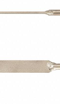 AMPCO Scraper: Bld. Mat. Nickel Aluminum Bronze, Hdl. Mat. Nickel Aluminum Bronze, Stiff (MPN K-52). Key specifications — attr1004902: AMPCO; attr1012057: Full; attr1014703: Nonsparking Metal; attr1017570: Standard End; attr1029655: Straight; attr1034073: Bevel/ Offset.