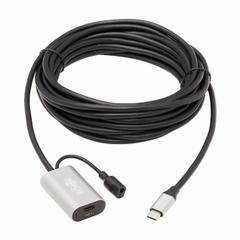 EATON TRIPP LITE Usb Cable: Type C End 1, Type C End 2, Black, 16.4 ft Lg, Extension USB Cable (MPN U330-05M-C2C). Key specifications — End 1 Connection Type: Type C; Color: Black; Brand: EATON TRIPP LITE; Jacket Material: LDPE; PVC; End 2 Connection Type: Type C.